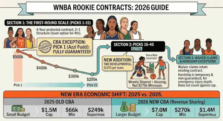 2026 wnba rookie contract